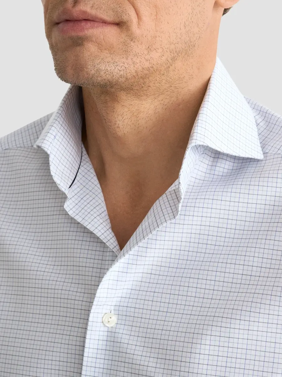 Eton Men's Cotton Check Shirt | Thumbnail 5 Eton Men's Cotton Check Shirt | Thumbnail 5