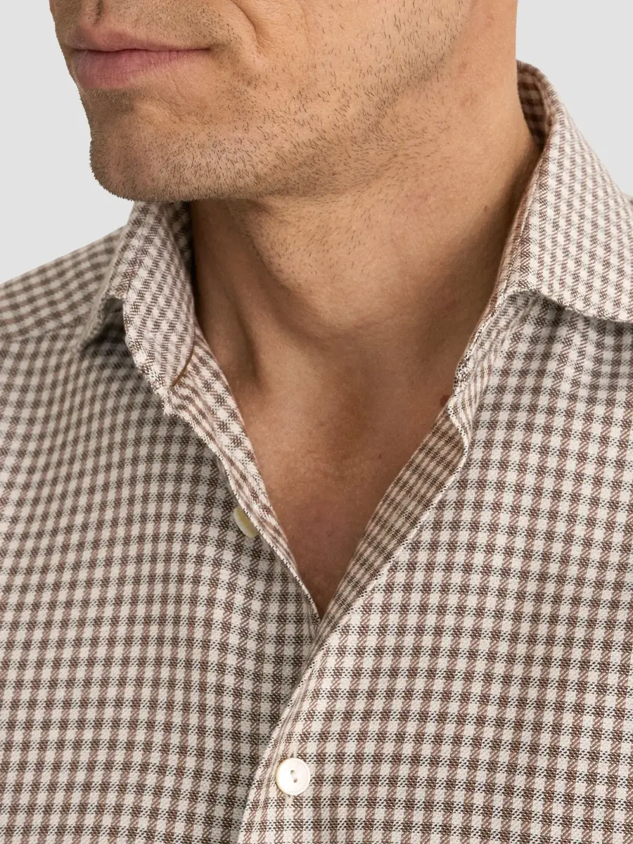 Eton Men's Gingham Cotton-Blend Button-Front Shirt | Thumbnail 5
