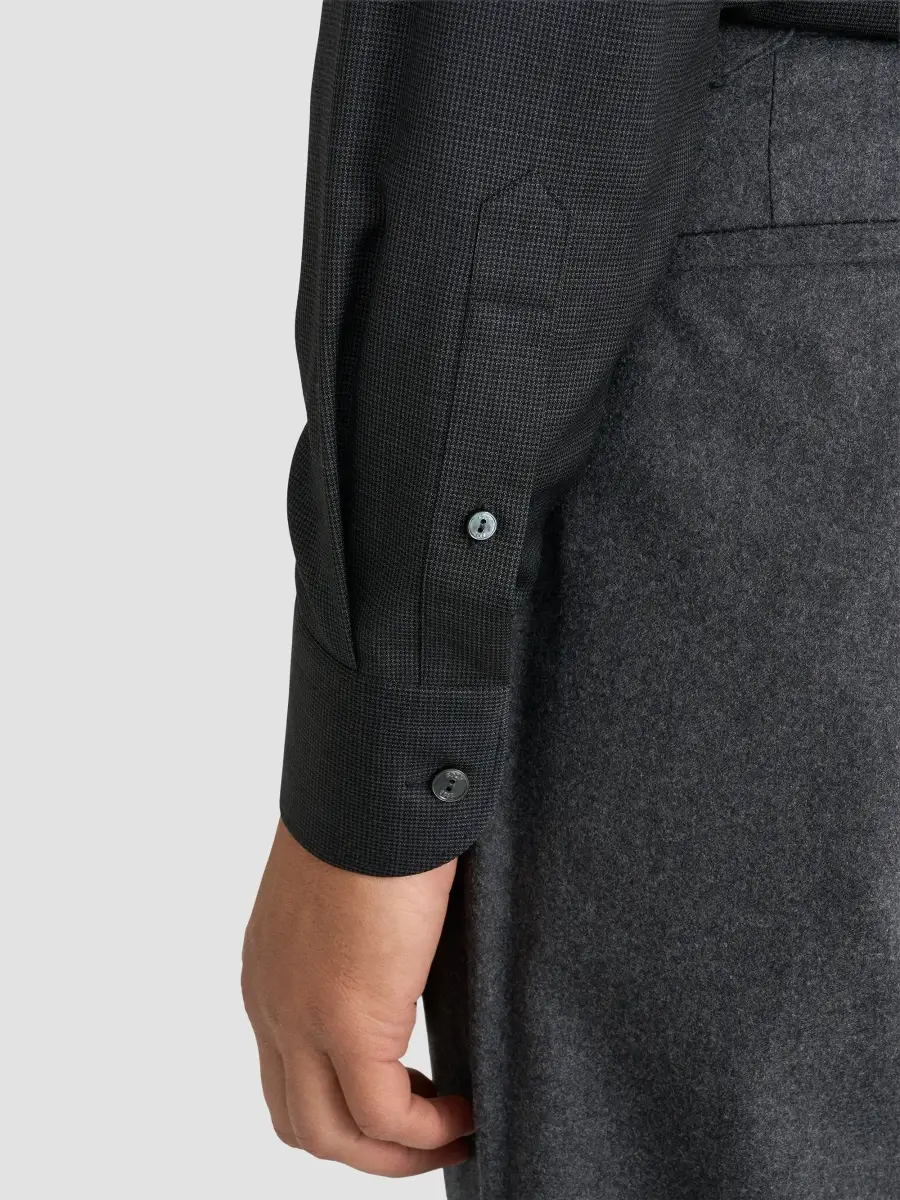Eton Men's Houndstooth Wool Shirt | Thumbnail 6