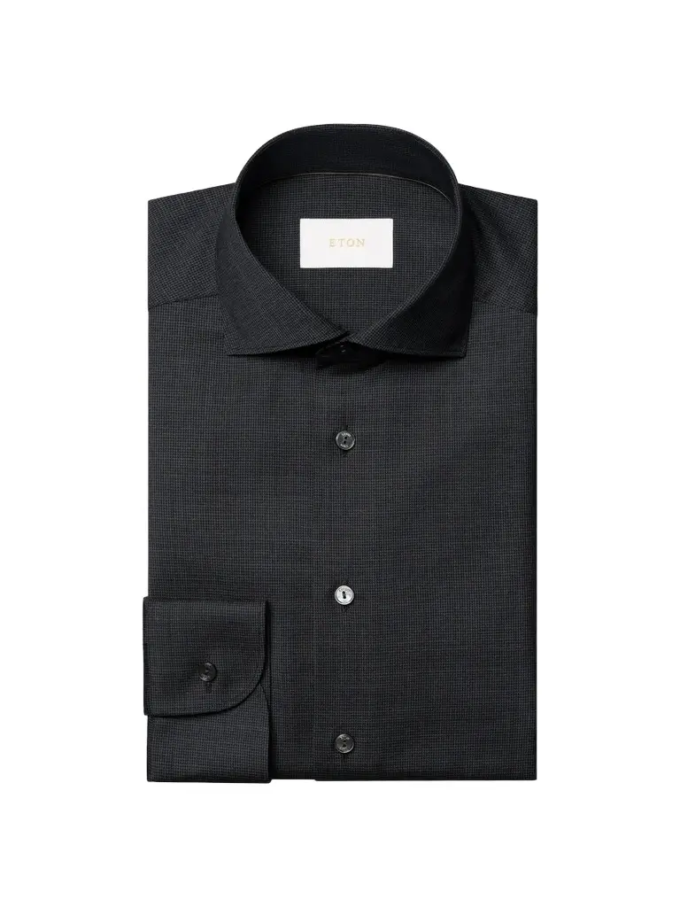 Men's Houndstooth Wool Shirt