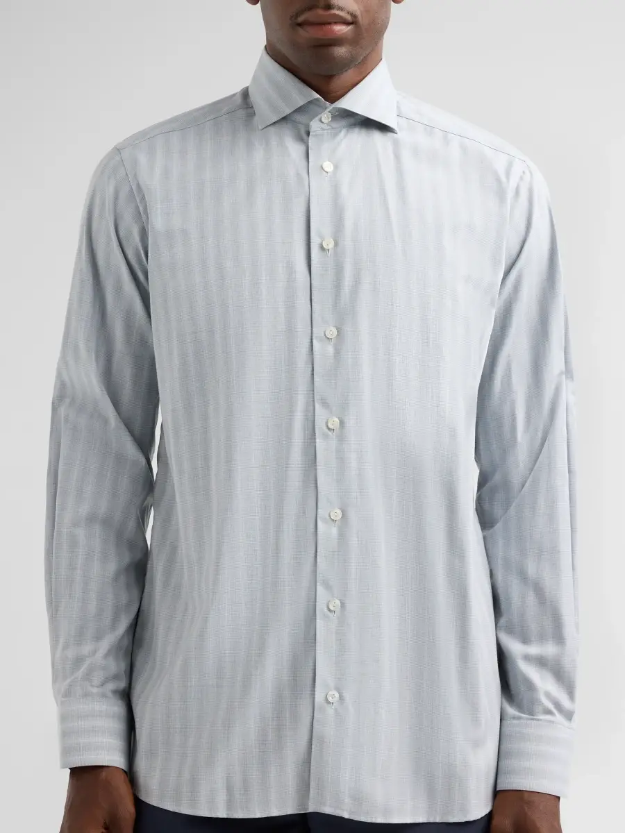 Eton Men's Glen CheckTwill Button-Front Shirt | Thumbnail 5
