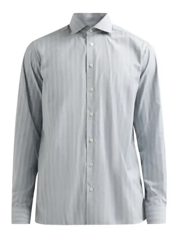 Eton Men's Glen CheckTwill Button-Front Shirt