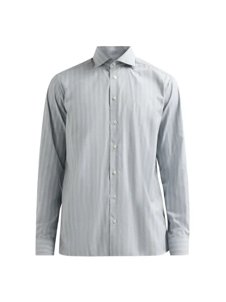 Eton Men's Glen CheckTwill Button-Front Shirt