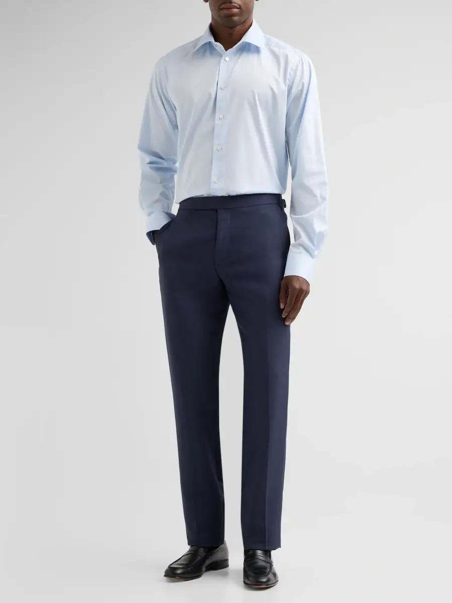 Eton Men's Cotton Check Shirt | Thumbnail 2 Eton Men's Cotton Check Shirt | Thumbnail 2