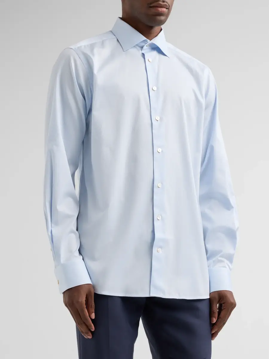 Eton Men's Cotton Check Shirt | Thumbnail 4 Eton Men's Cotton Check Shirt | Thumbnail 4