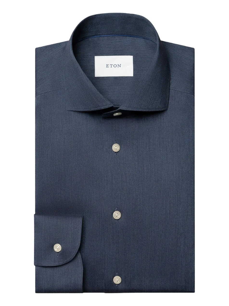 Eton Men's Flannel Button-Up Shirt