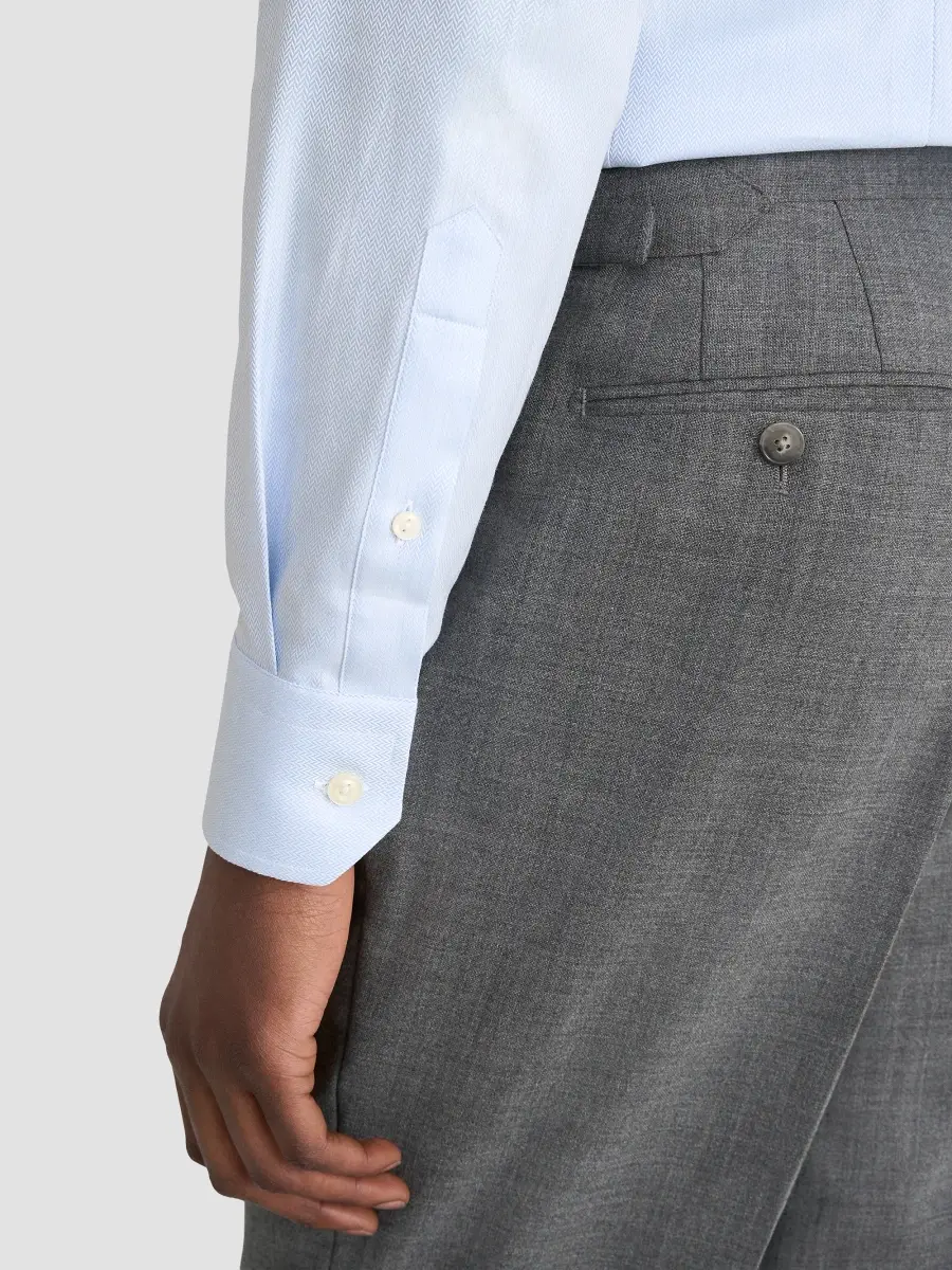 Eton Men's Herringbone Twill Shirt | Thumbnail 6 Eton Men's Herringbone Twill Shirt | Thumbnail 6