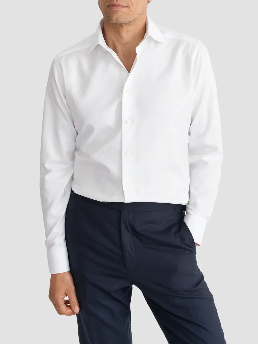 Eton Men's Herringbone Twill Shirt | Thumbnail 2 Eton Men's Herringbone Twill Shirt | Thumbnail 2