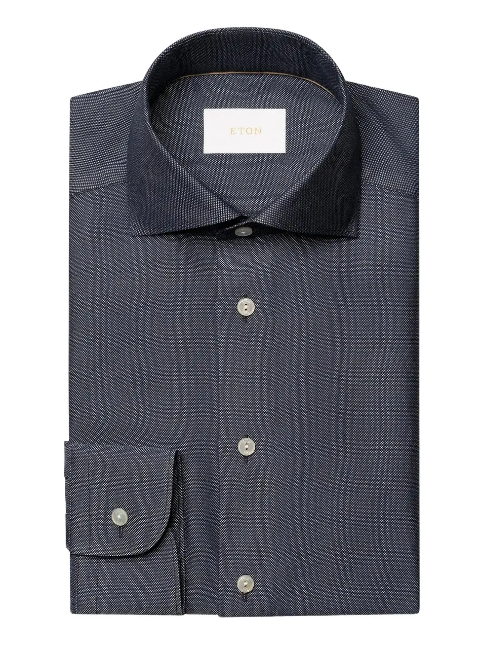 Men's Birdseye Cotton-Blend Button-Front Shirt Men's Birdseye Cotton-Blend Button-Front Shirt