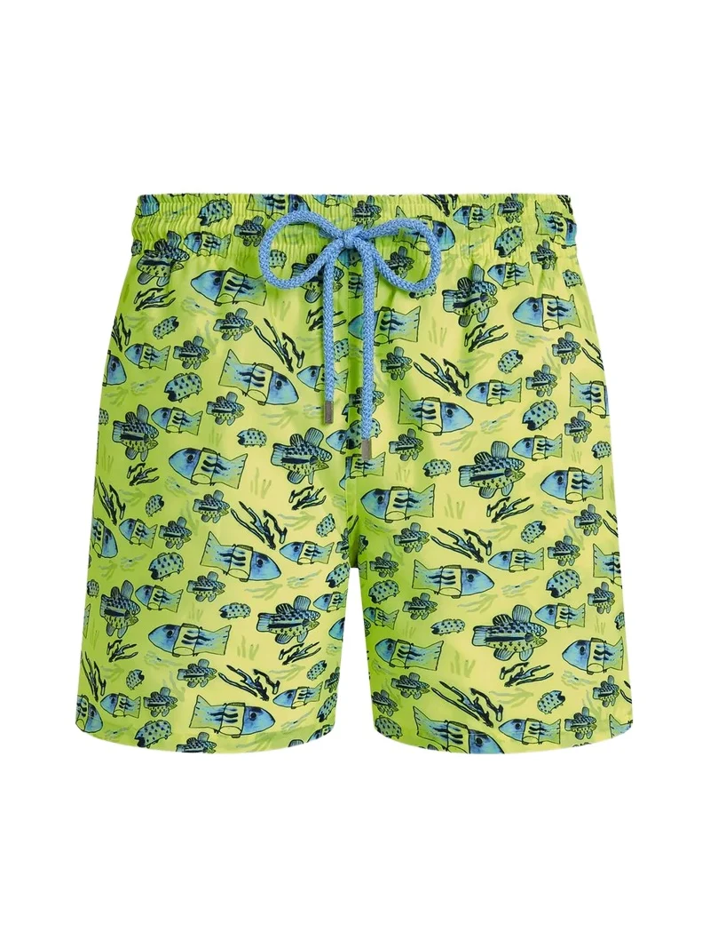 Vilebrequin Men's Aquatic Print Swim Shorts