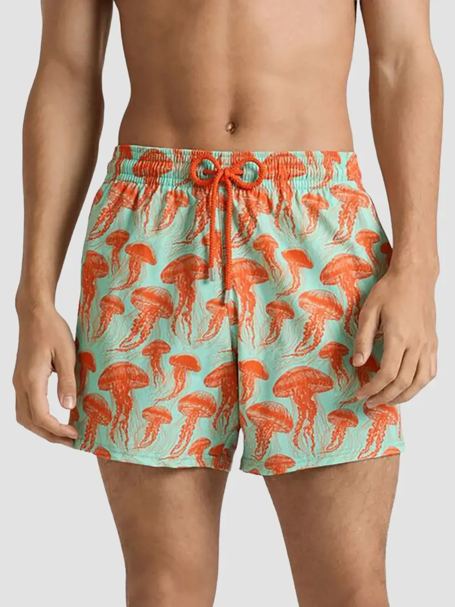 Vilebrequin Men's Jellyfish Dance Stretch Swim Shorts | Thumbnail 2