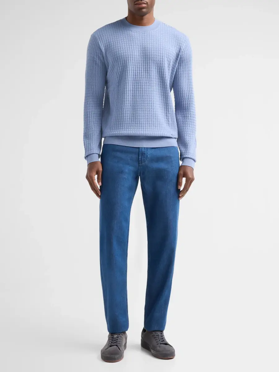 Emporio Armani Men's Straight-Leg Jeans | Thumbnail 2