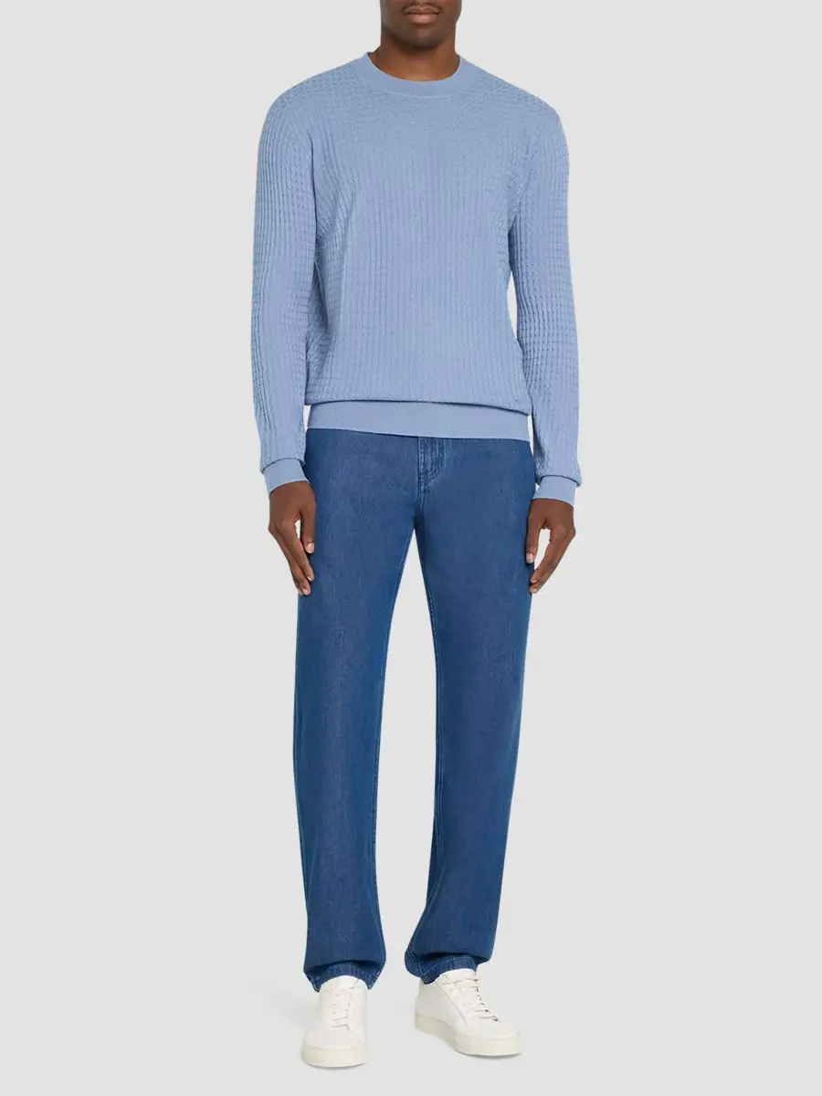 Emporio Armani Men's Straight-Leg Jeans | Thumbnail 3