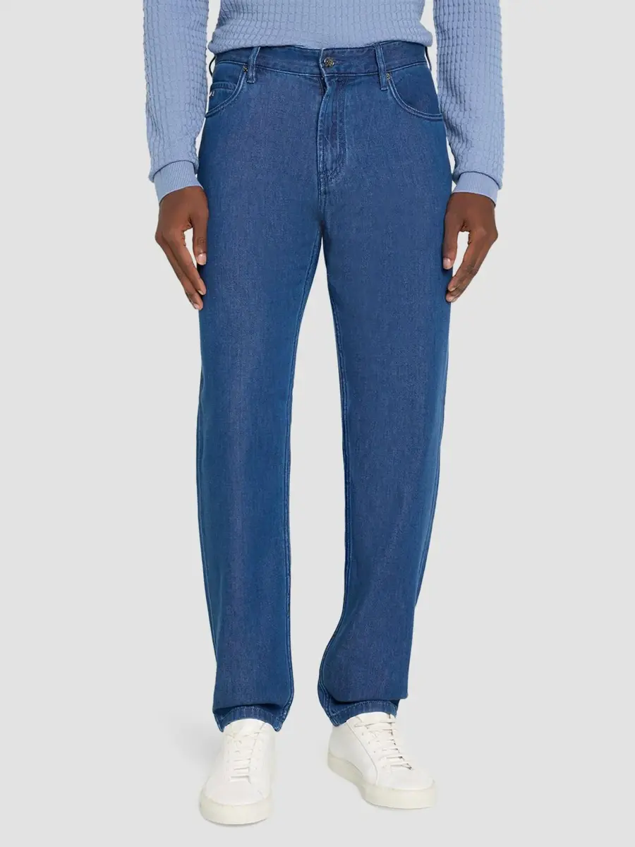 Emporio Armani Men's Straight-Leg Jeans | Thumbnail 5