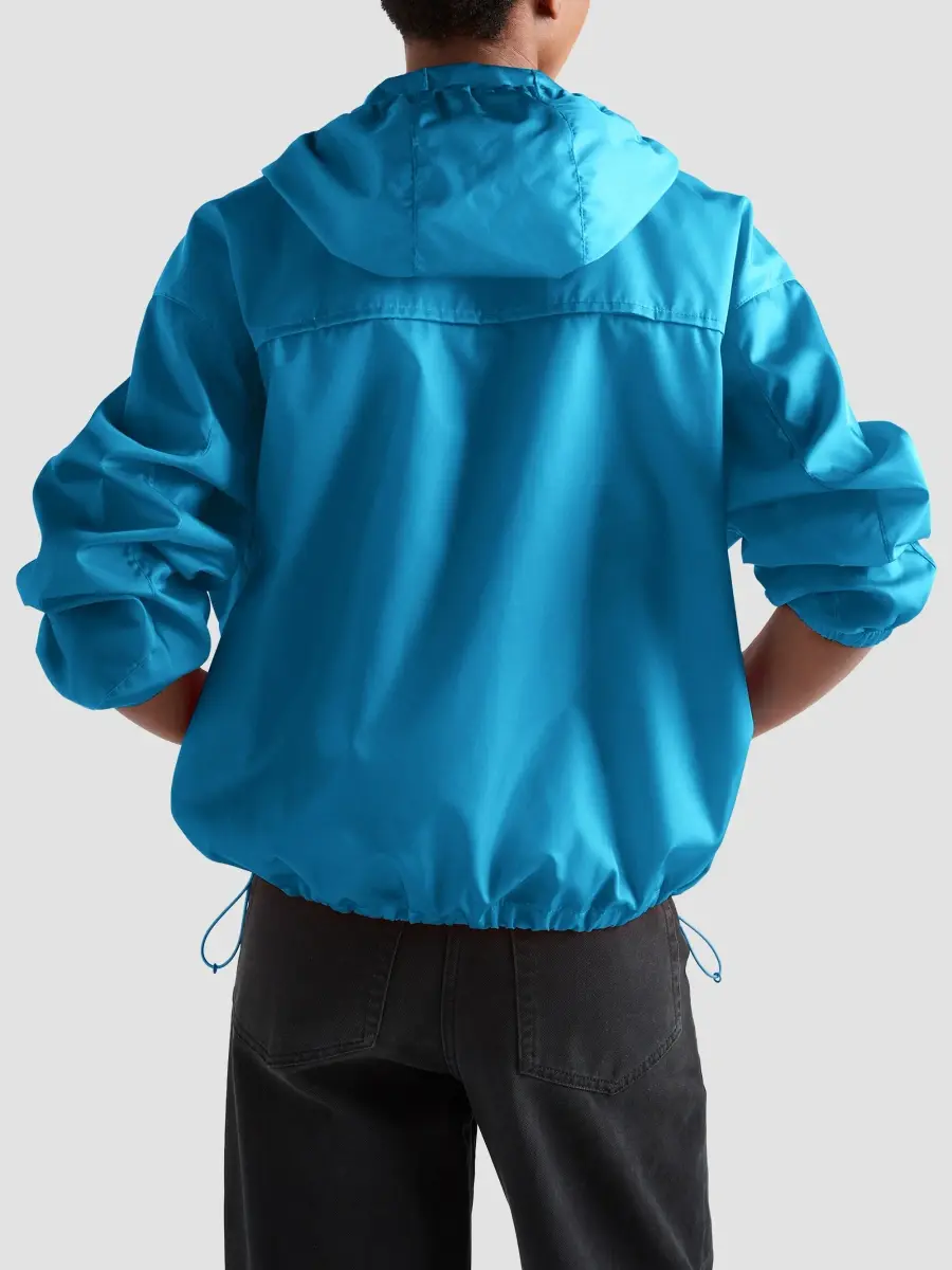 Prada Women's Nylon Rain Jacket | Thumbnail 4 Prada Women's Nylon Rain Jacket | Thumbnail 4