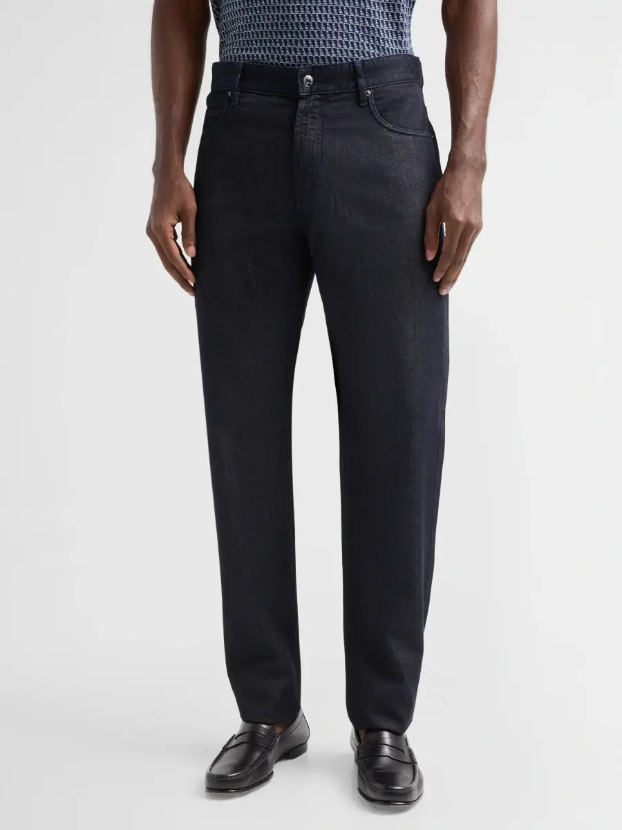 Emporio Armani Men's Straight-Leg Jeans | Thumbnail 4