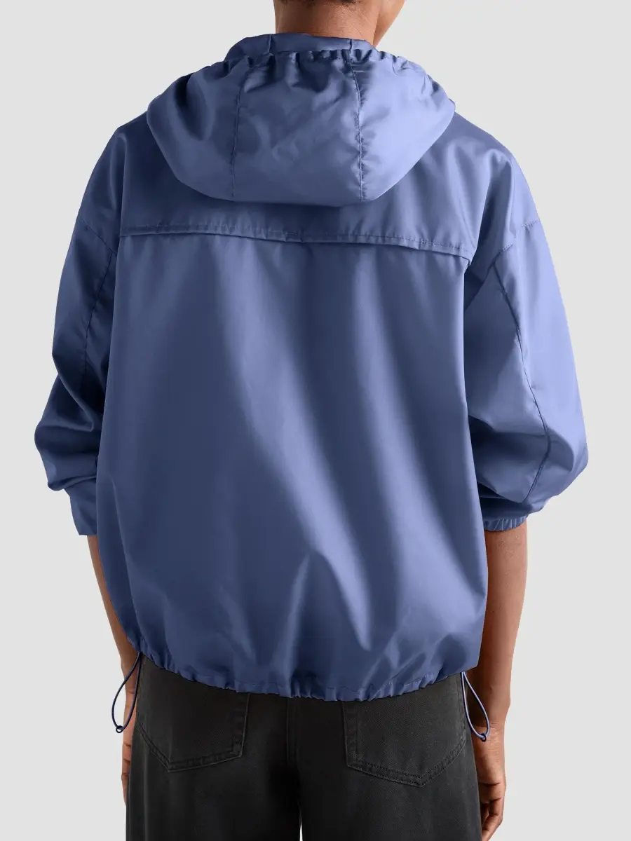 Prada Women's Nylon Rain Jacket | Thumbnail 4 Prada Women's Nylon Rain Jacket | Thumbnail 4