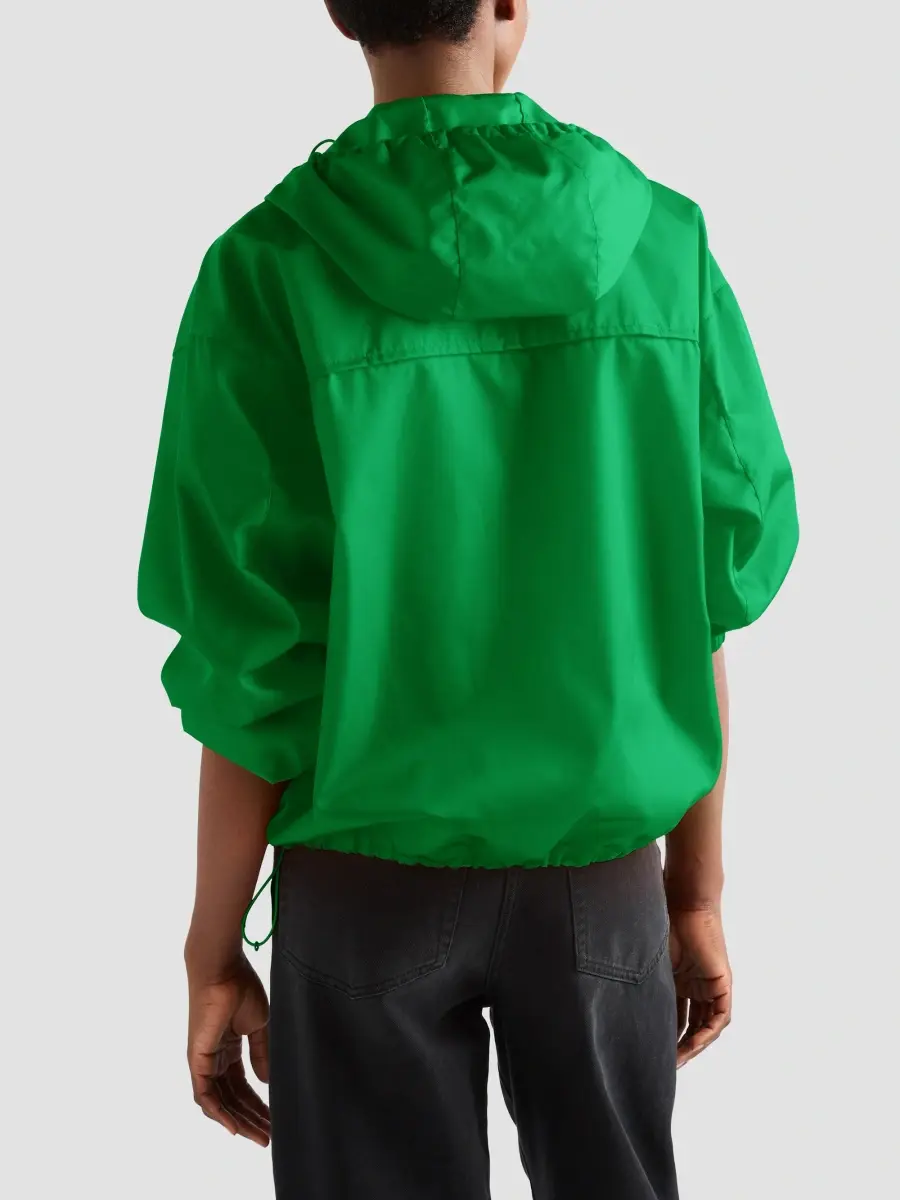 Prada Women's Nylon Rain Jacket | Thumbnail 3 Prada Women's Nylon Rain Jacket | Thumbnail 3
