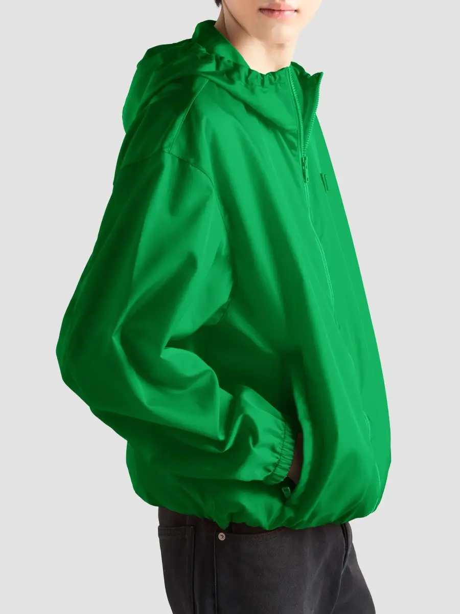 Prada Women's Nylon Rain Jacket | Thumbnail 4 Prada Women's Nylon Rain Jacket | Thumbnail 4