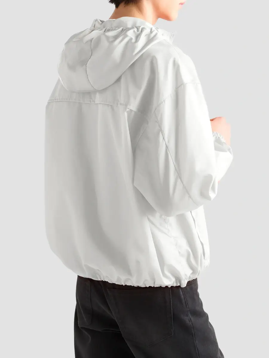Prada Women's Nylon Rain Jacket | Thumbnail 4 Prada Women's Nylon Rain Jacket | Thumbnail 4
