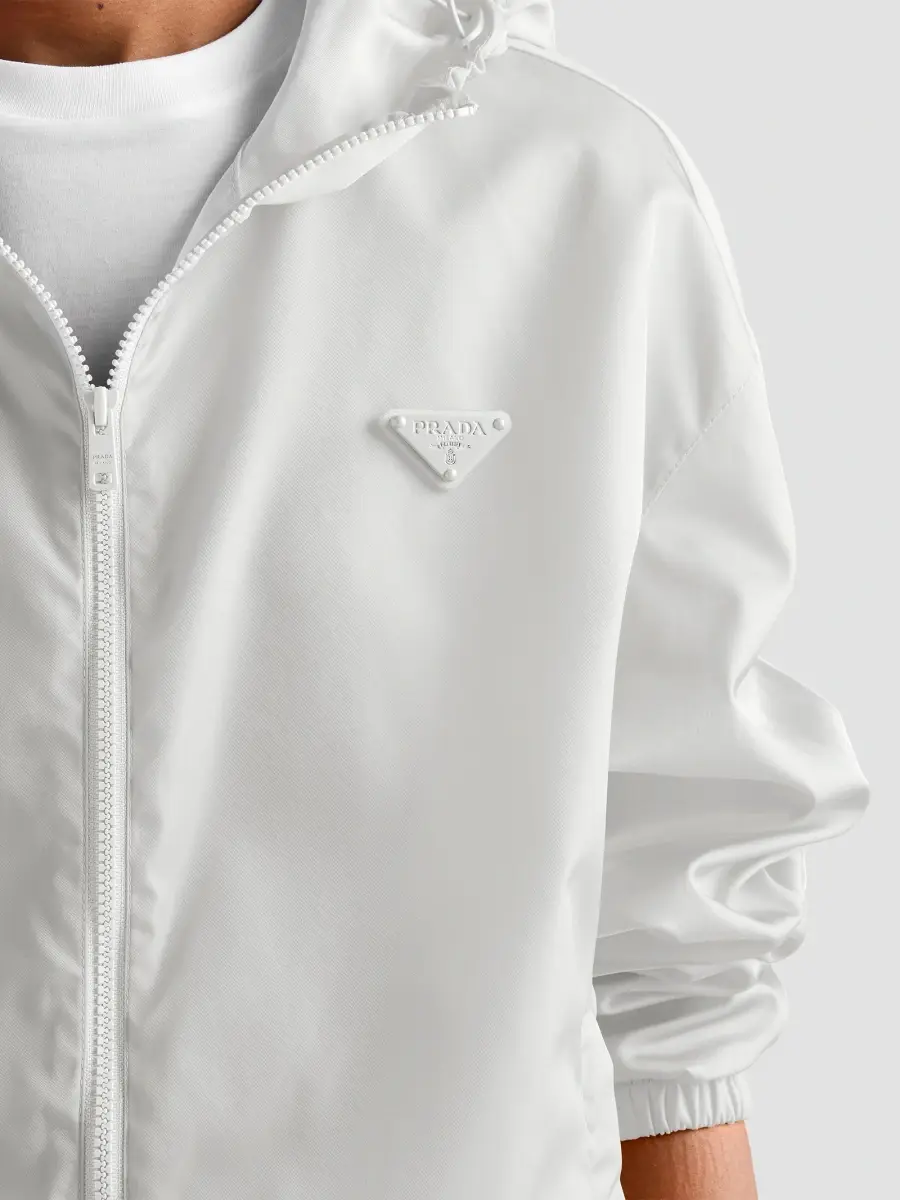 Prada Women's Nylon Rain Jacket | Thumbnail 5 Prada Women's Nylon Rain Jacket | Thumbnail 5