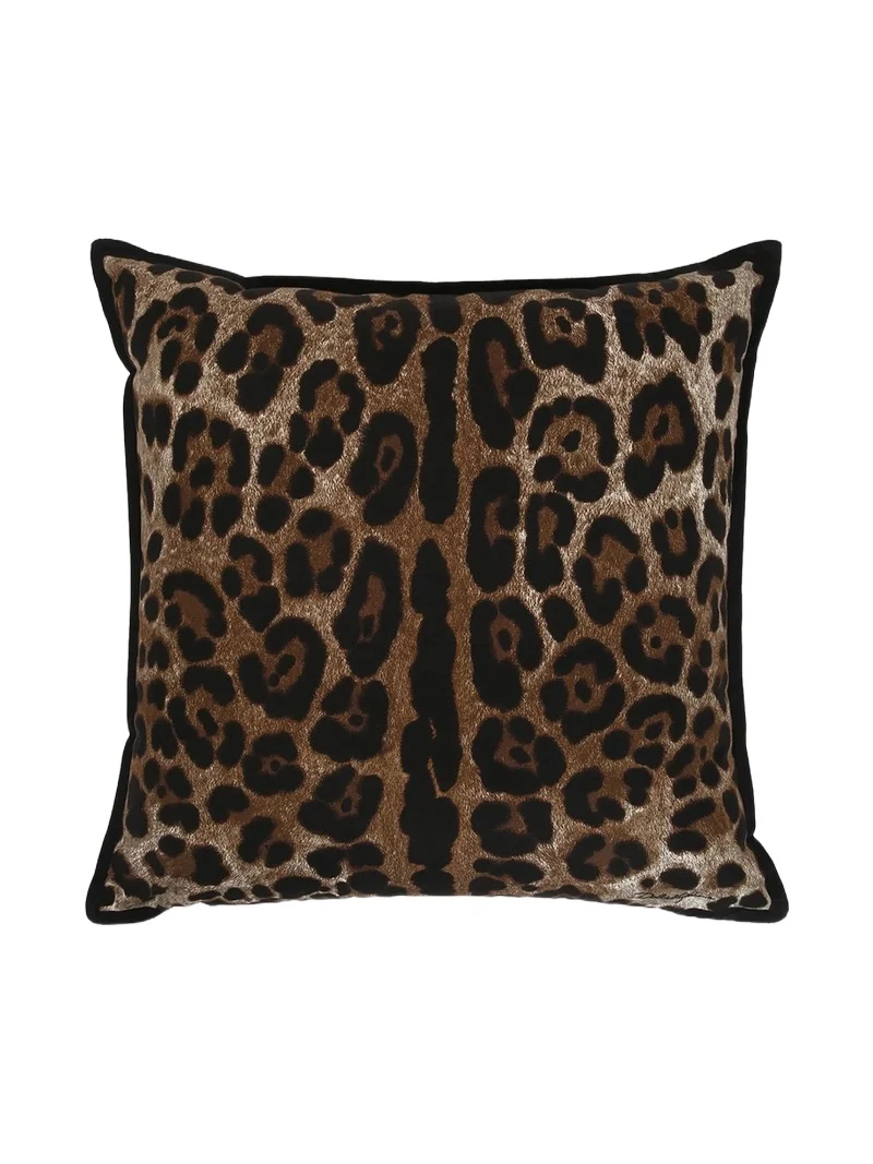 Dolce & Gabbana Leopard-Print Pillow