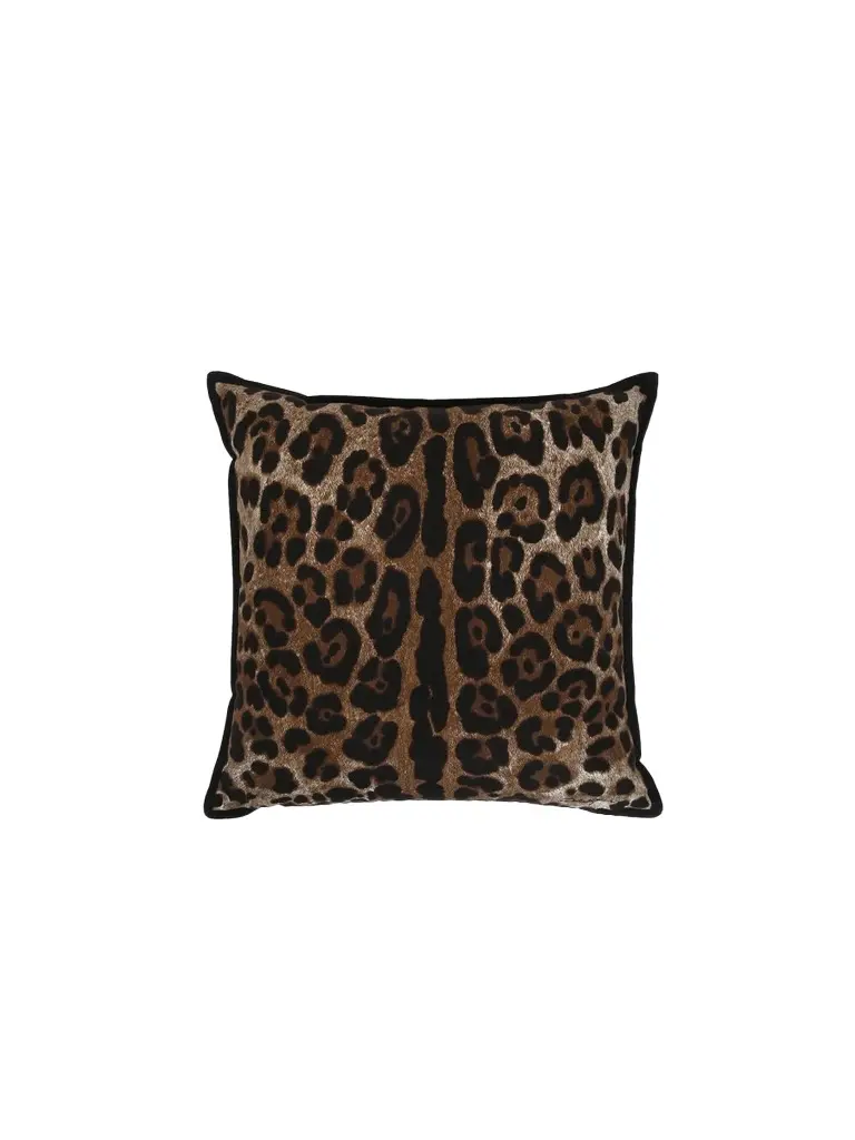 Dolce & Gabbana Leopard-Print Pillow