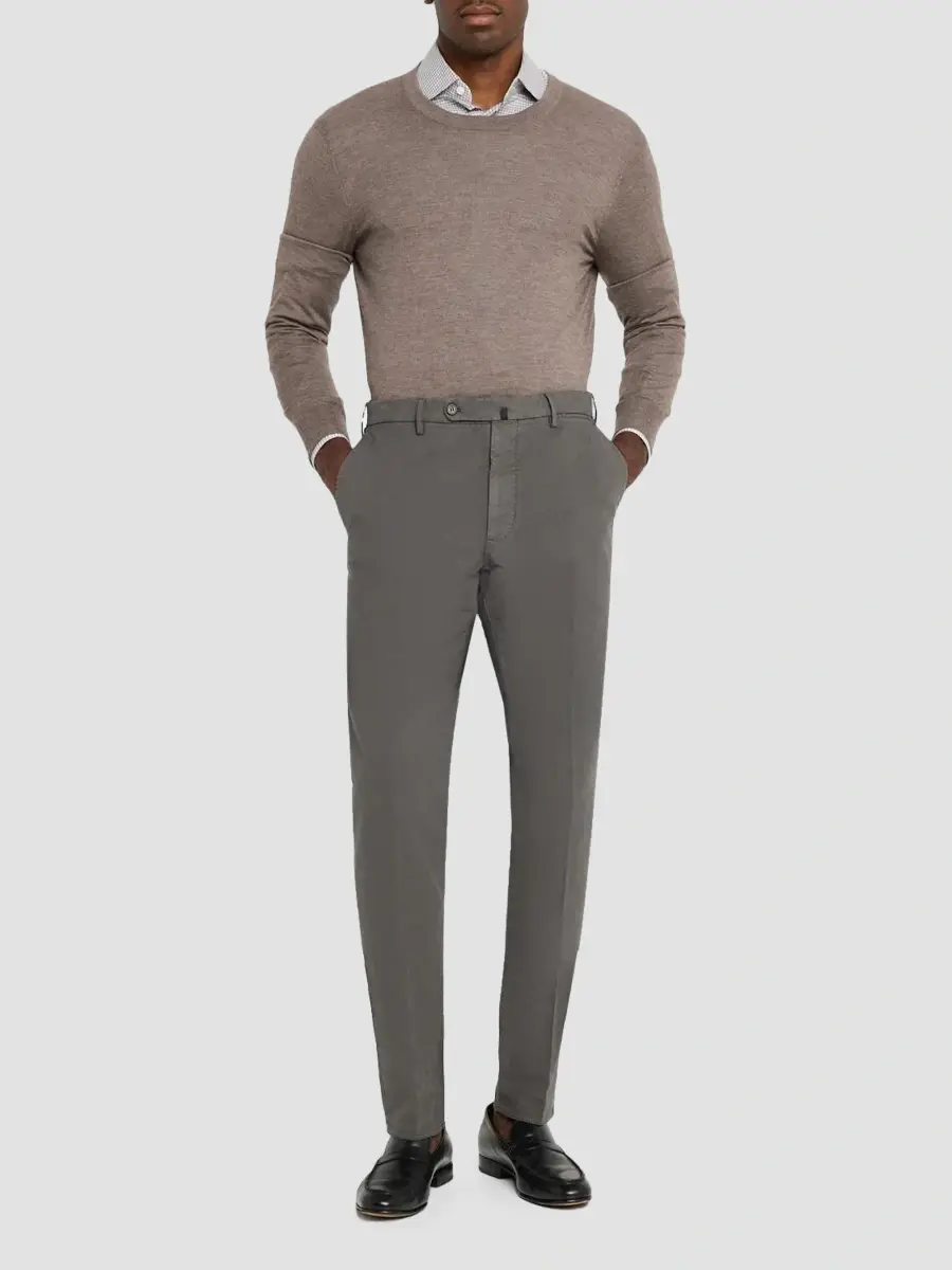 Slowear Men's Doeskin Flat-Front Pants | Thumbnail 2 Slowear Men's Doeskin Flat-Front Pants | Thumbnail 2