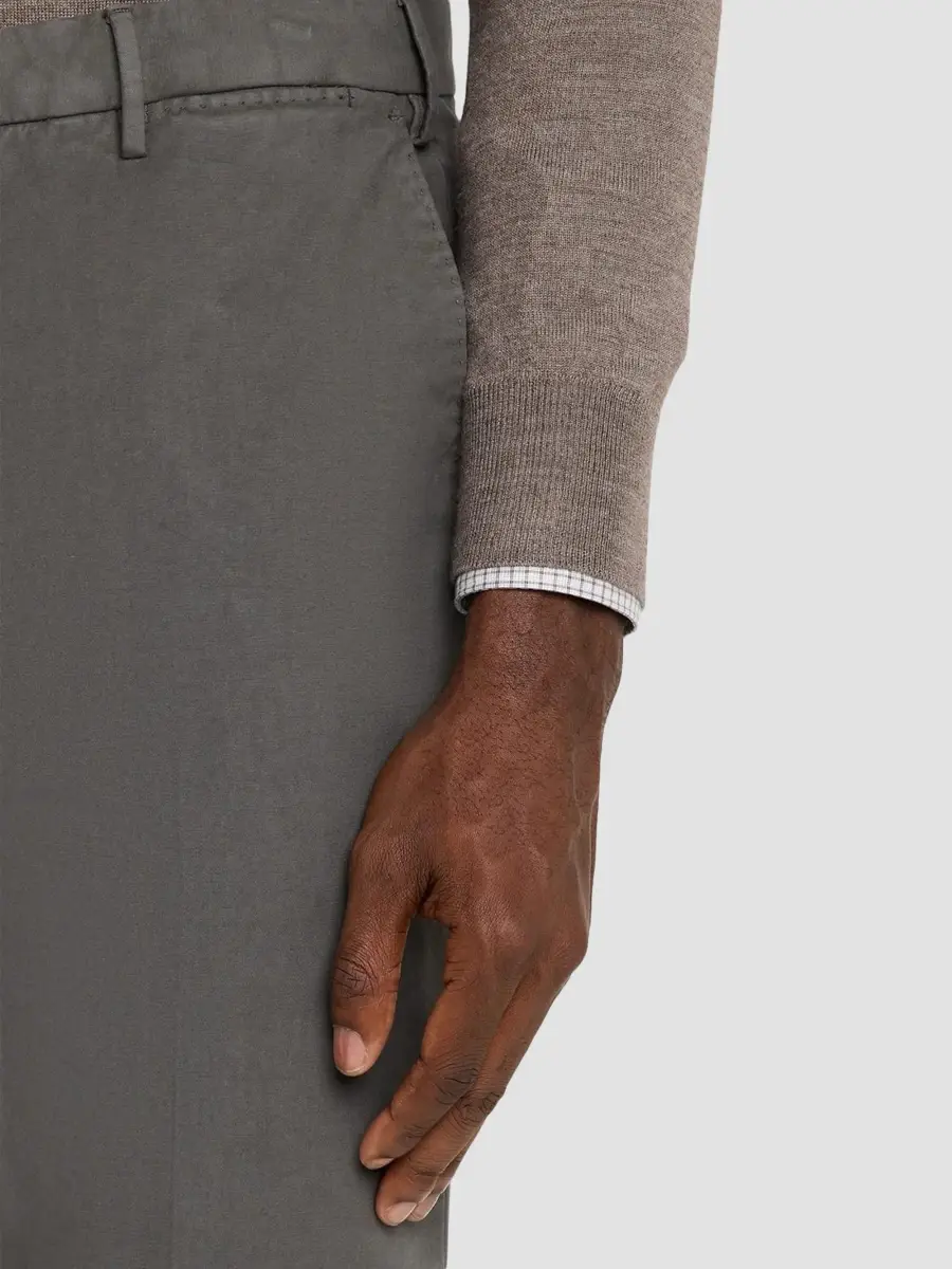 Slowear Men's Doeskin Flat-Front Pants | Thumbnail 5 Slowear Men's Doeskin Flat-Front Pants | Thumbnail 5