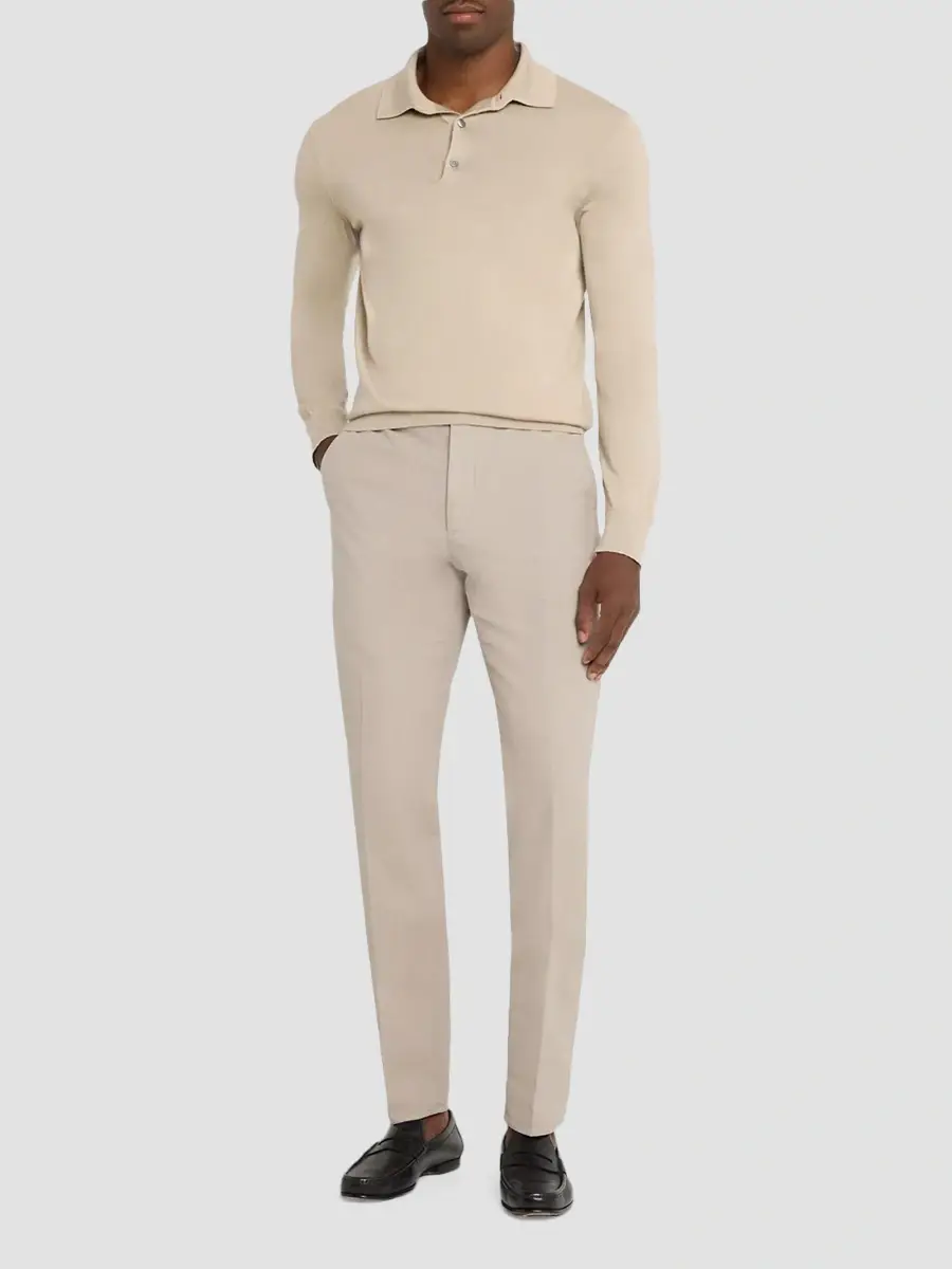 Slowear Men's Doeskin Flat-Front Pants | Thumbnail 2 Slowear Men's Doeskin Flat-Front Pants | Thumbnail 2