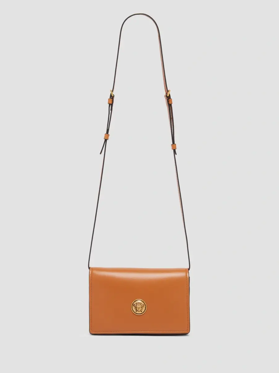 Versace Women's Emblème Mini Leather Clutch | Thumbnail 6 Versace Women's Emblème Mini Leather Clutch | Thumbnail 6