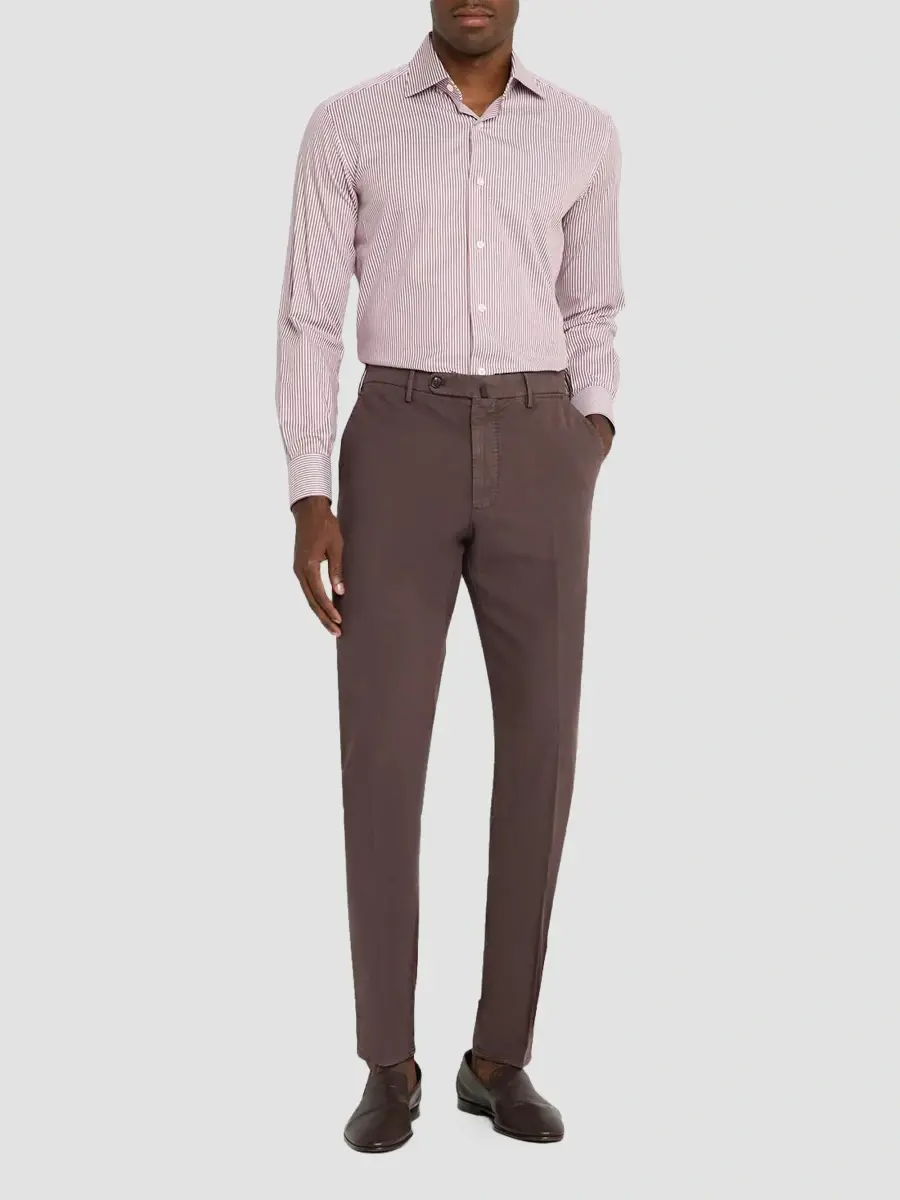 Slowear Men's Doeskin Flat-Front Pants | Thumbnail 2 Slowear Men's Doeskin Flat-Front Pants | Thumbnail 2