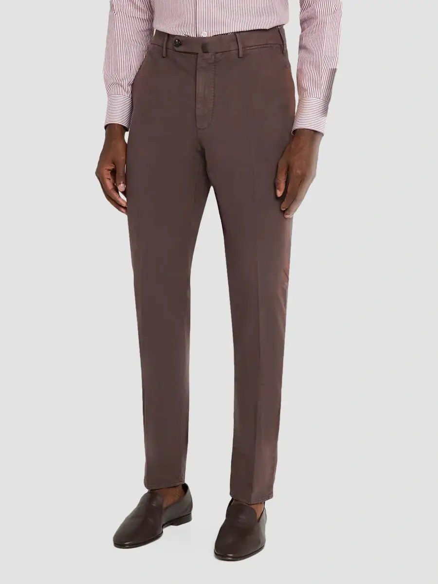 Slowear Men's Doeskin Flat-Front Pants | Thumbnail 4 Slowear Men's Doeskin Flat-Front Pants | Thumbnail 4