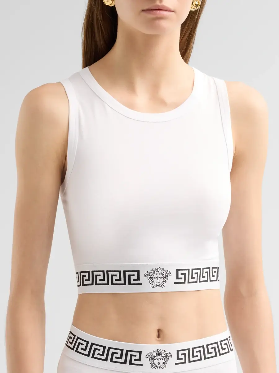 Versace Women's Jersey Sports Bra | Thumbnail 4 Versace Women's Jersey Sports Bra | Thumbnail 4