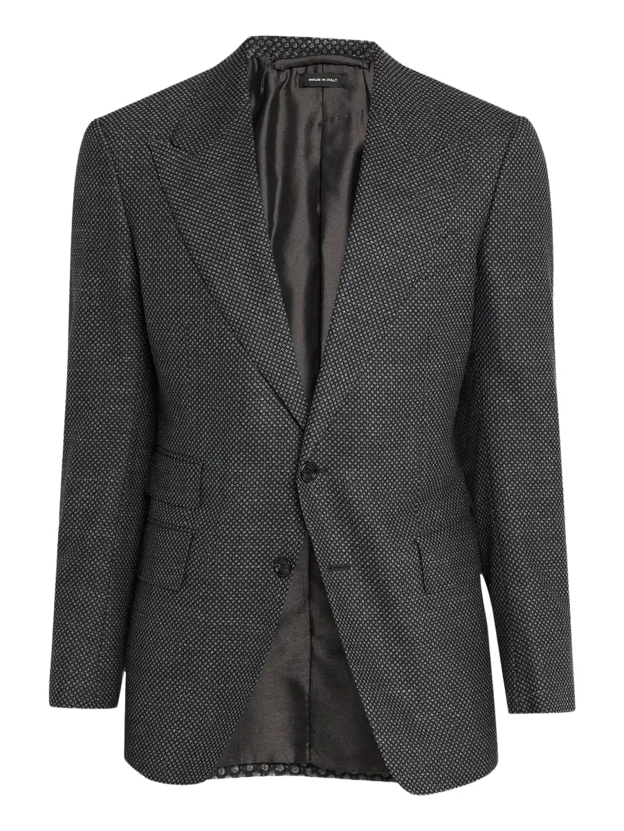 Kiton Men's Birdseye Wool-Blend Sport Jacket