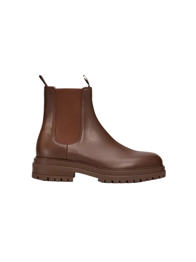 Gianvito Rossi Men's Chester Paro Leather Chelsea Boots