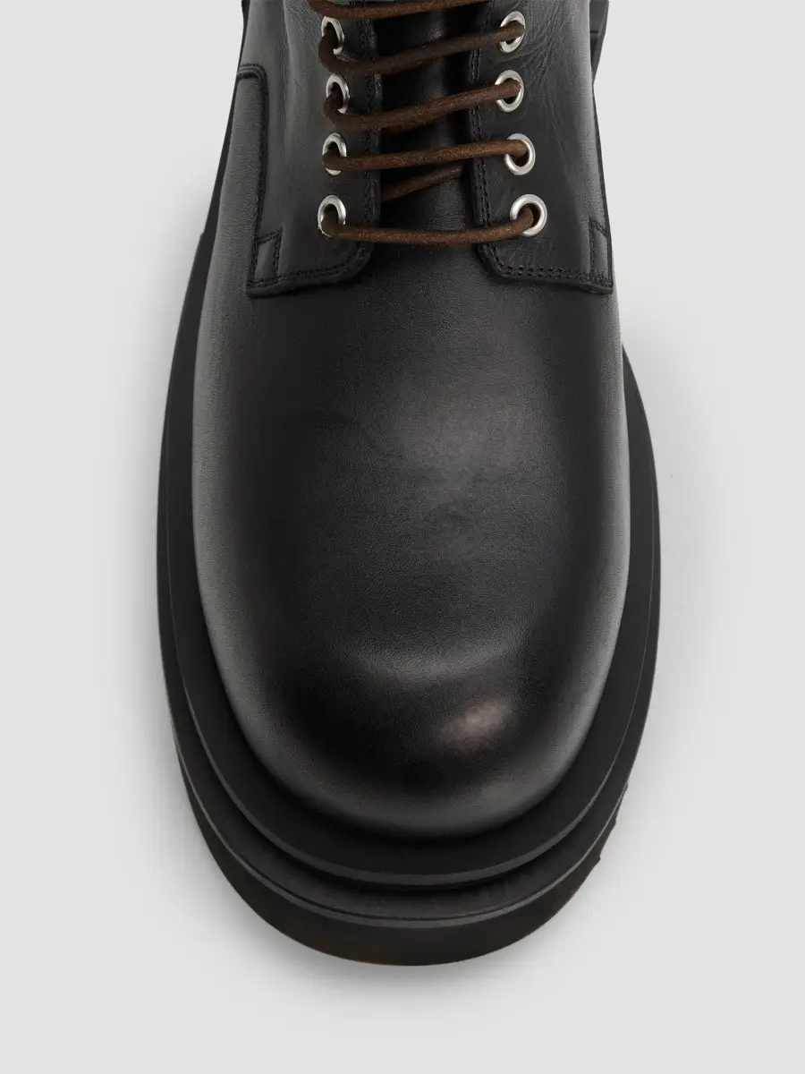 Rick Owens Men's Tower Lace-Up Bogun Boots | Thumbnail 6 Rick Owens Men's Tower Lace-Up Bogun Boots | Thumbnail 6