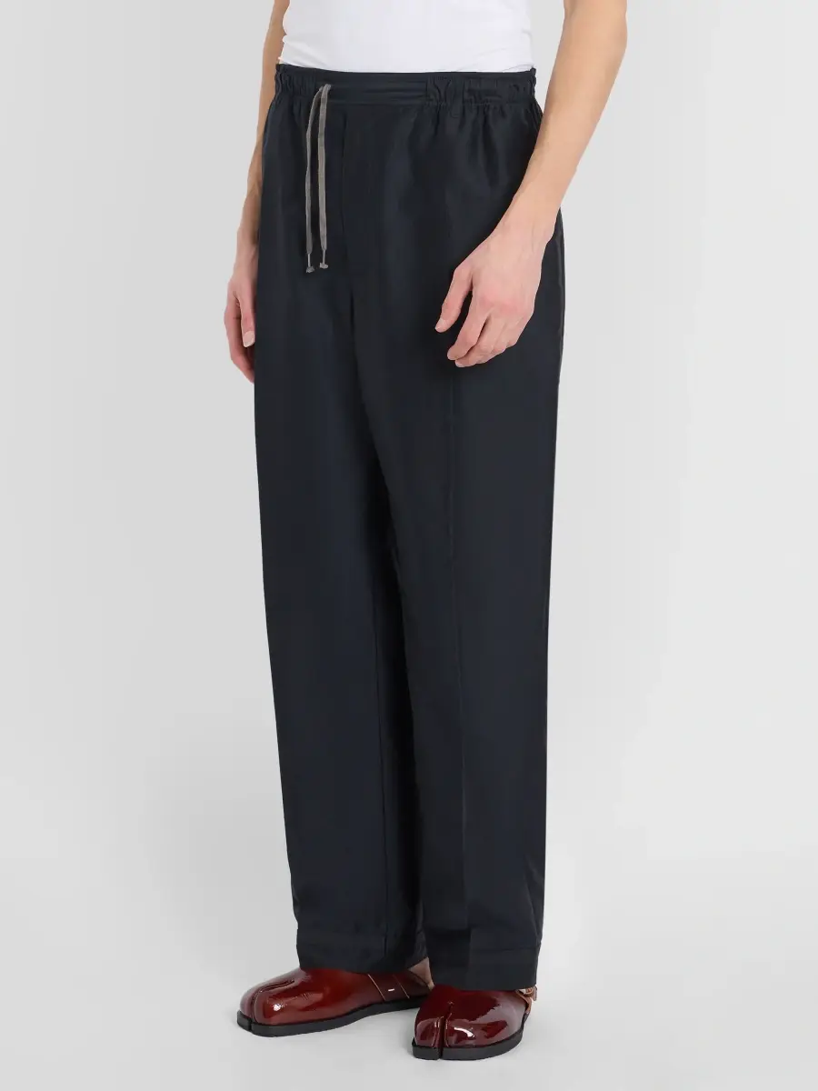 Maison Margiela Men's Cotton-Blend Drawstring Trousers | Thumbnail 4 Maison Margiela Men's Cotton-Blend Drawstring Trousers | Thumbnail 4