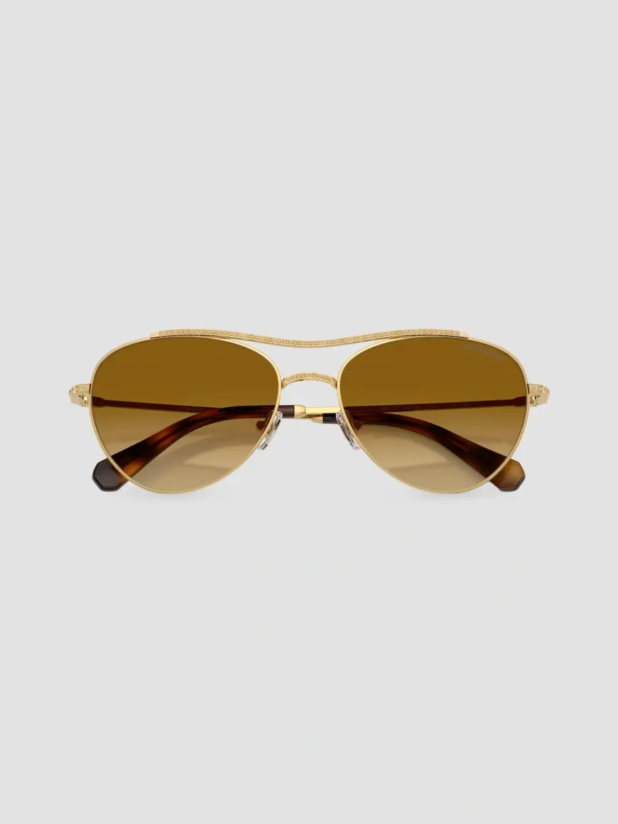 Swarovski Women's 56MM Crystal-Embellished Aviator Sunglasses | Thumbnail 5