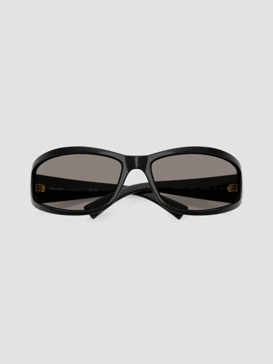 Miu Miu Women's 69MM Wraparound Sunglasses | Thumbnail 5 Miu Miu Women's 69MM Wraparound Sunglasses | Thumbnail 5
