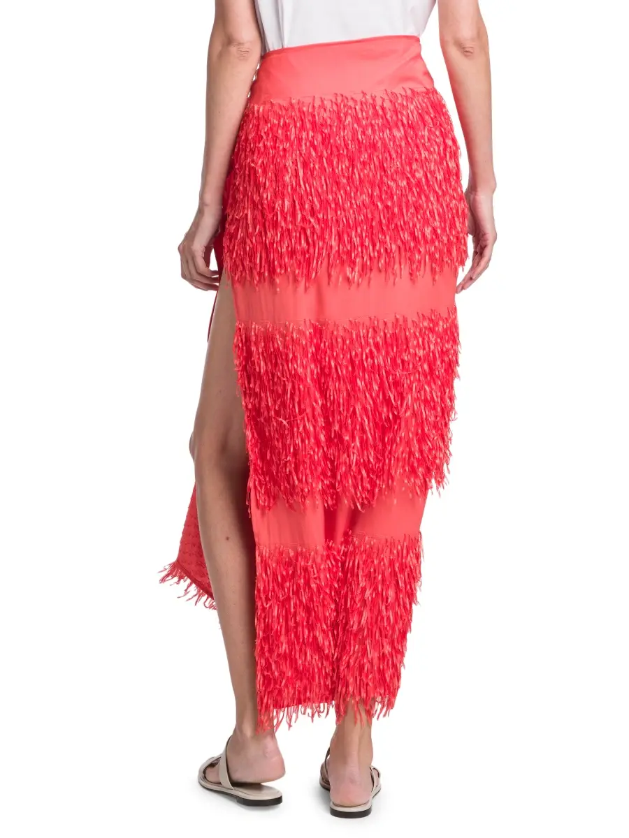 Giorgio Armani Women's Fringe Sarong Skirt | Thumbnail 5 Giorgio Armani Women's Fringe Sarong Skirt | Thumbnail 5