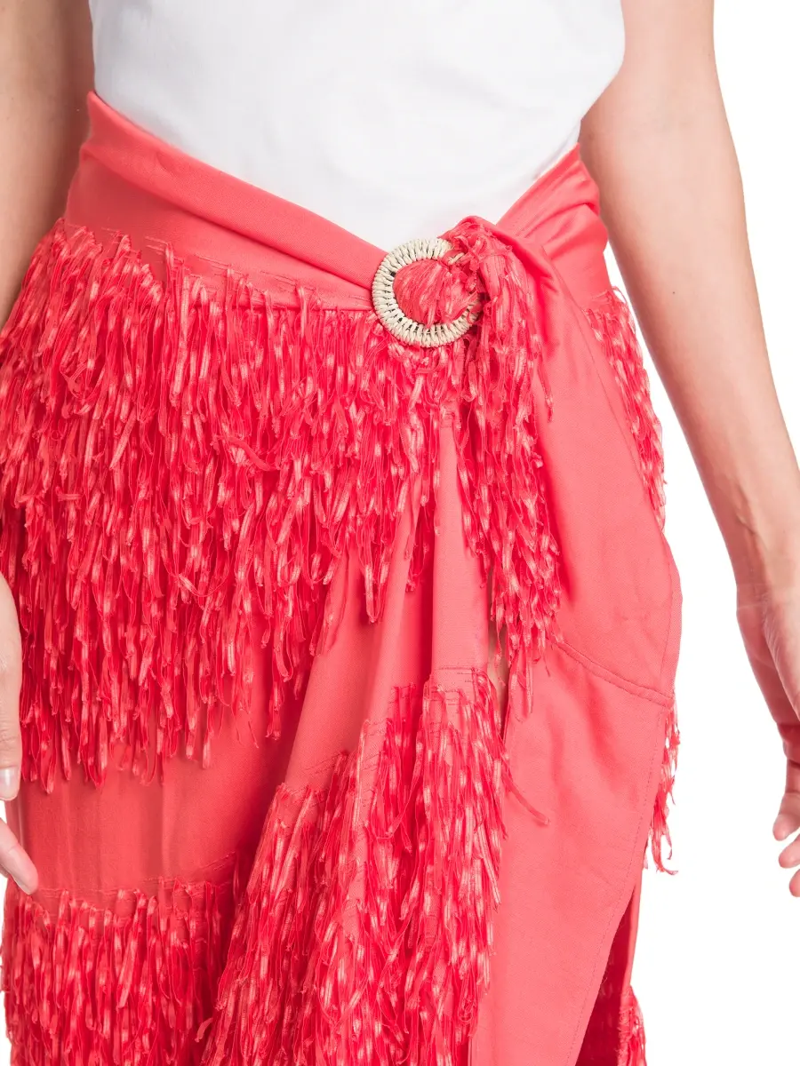 Giorgio Armani Women's Fringe Sarong Skirt | Thumbnail 6 Giorgio Armani Women's Fringe Sarong Skirt | Thumbnail 6