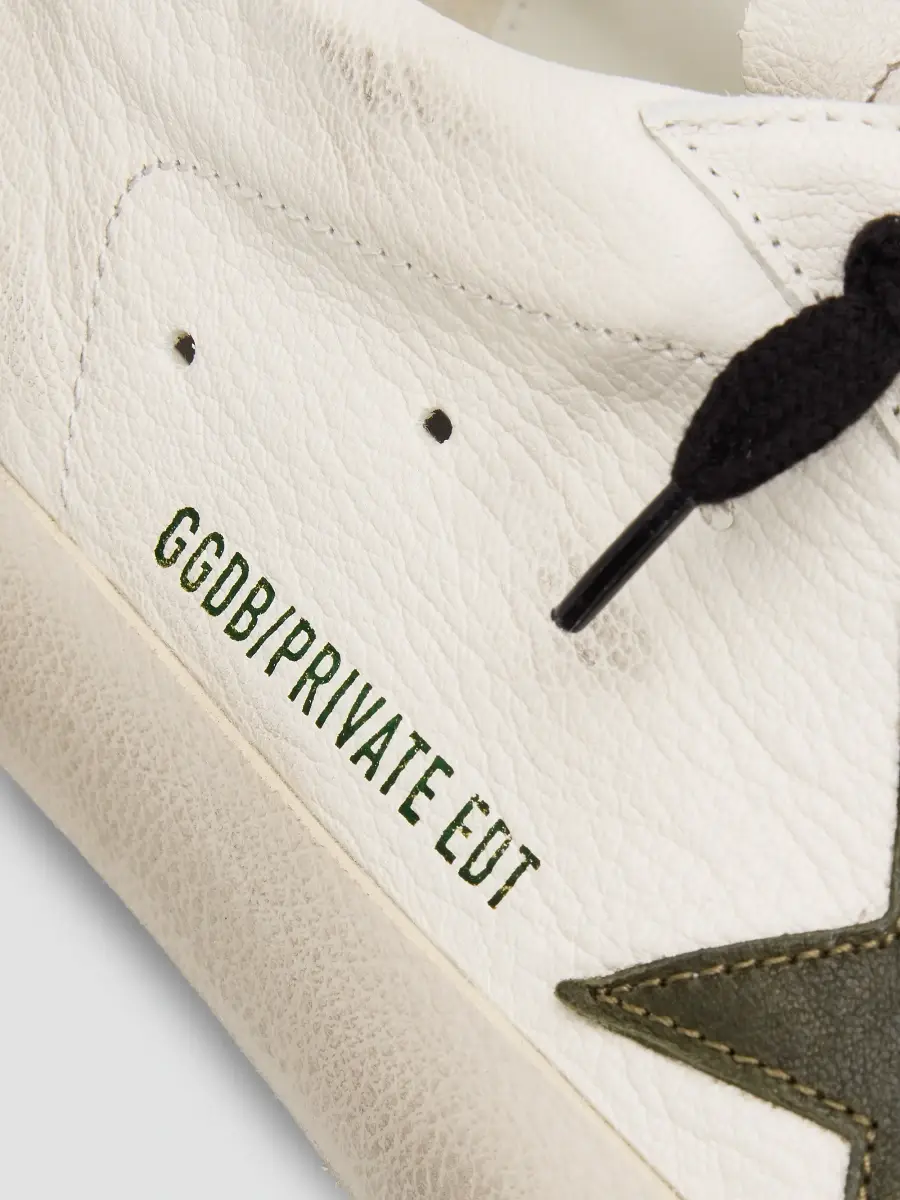 Golden Goose Men's Super-Star Low-Top Leather Sneakers | Thumbnail 5 Golden Goose Men's Super-Star Low-Top Leather Sneakers | Thumbnail 5