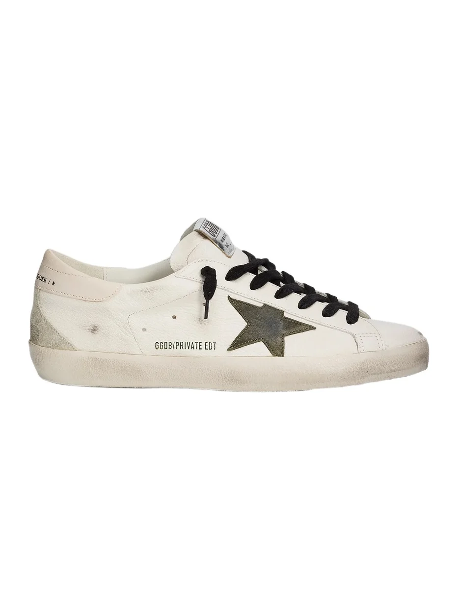 Golden Goose Men's Super-Star Low-Top Leather Sneakers