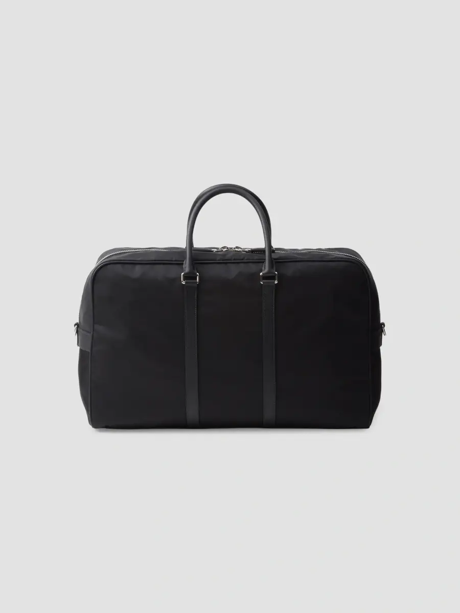 Prada Men's Re-Nylon and Saffiano Leather Duffel Bag | Thumbnail 6 Prada Men's Re-Nylon and Saffiano Leather Duffel Bag | Thumbnail 6