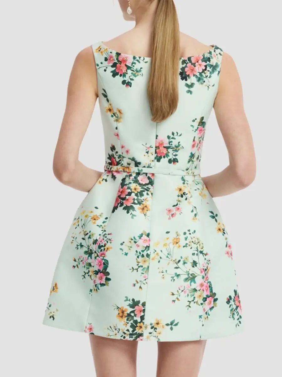 LEO LIN Women's Sojourn Lyra Floral Mini Dress | Thumbnail 3 LEO LIN Women's Sojourn Lyra Floral Mini Dress | Thumbnail 3