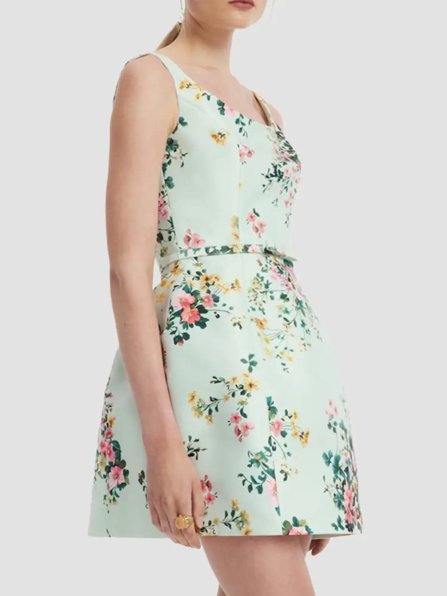 LEO LIN Women's Sojourn Lyra Floral Mini Dress | Thumbnail 5 LEO LIN Women's Sojourn Lyra Floral Mini Dress | Thumbnail 5