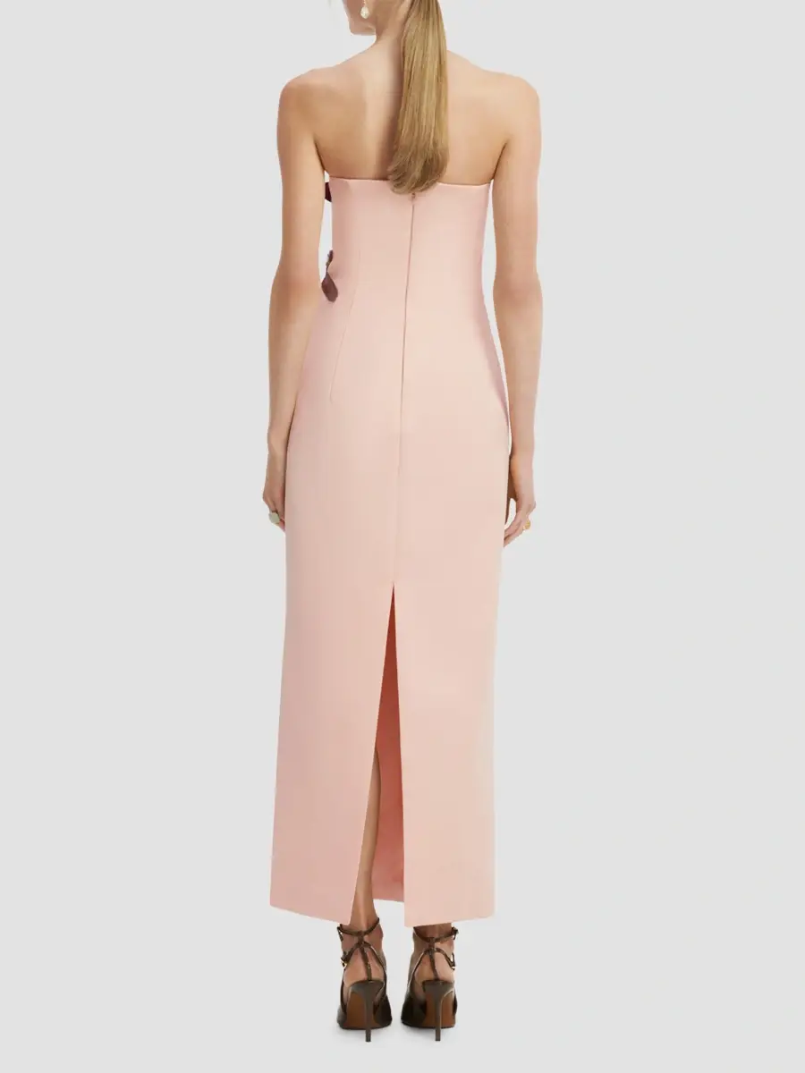 LEO LIN Women's Sojourn Rayna Floral-Appliqué Strapless Maxi Dress | Thumbnail 3