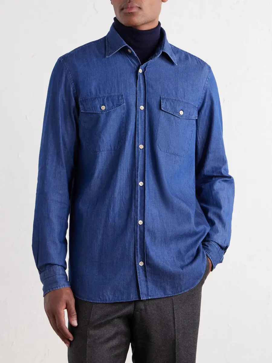 Boglioli Denim Shirt - Men | Thumbnail 3