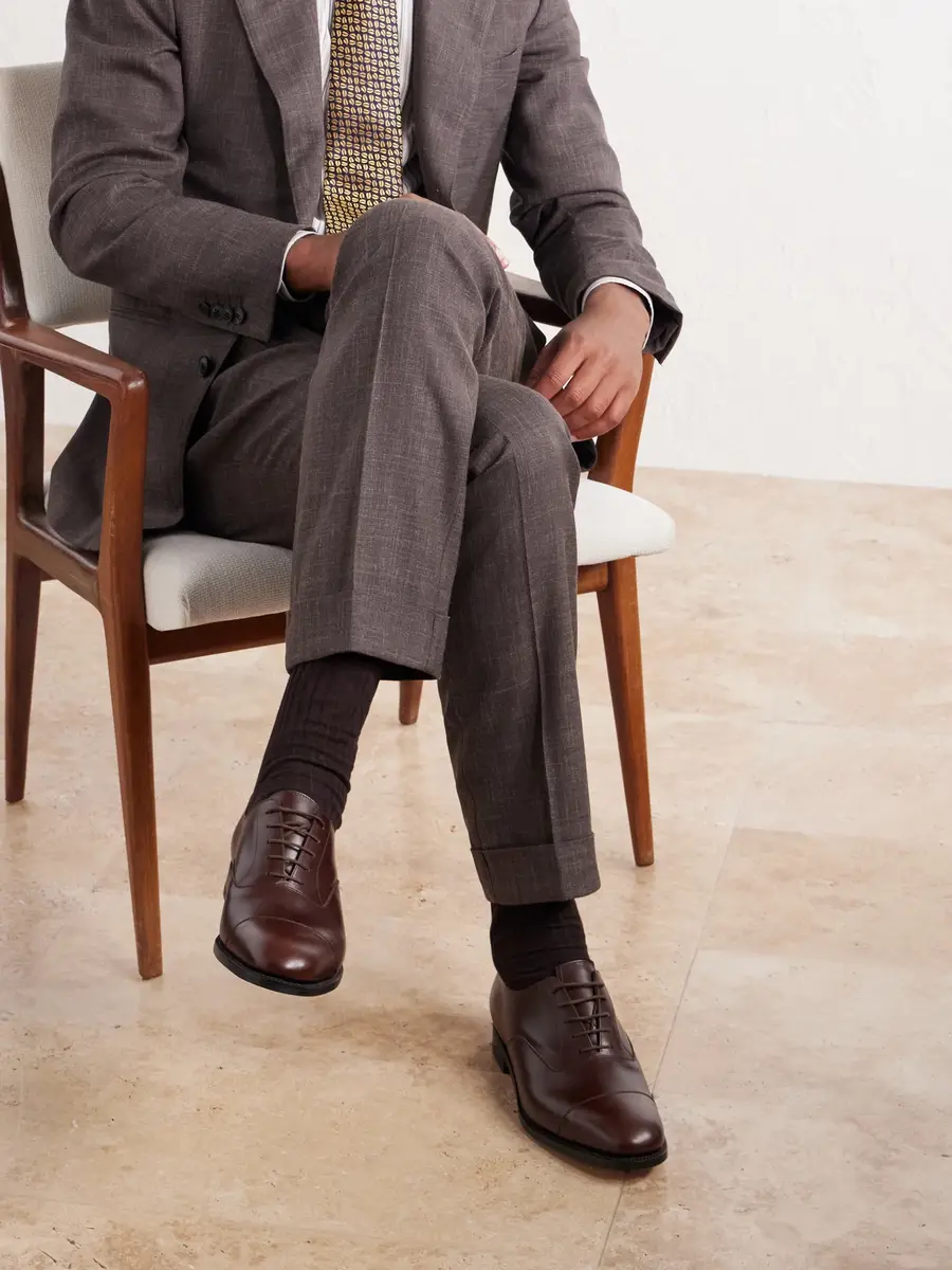 J.M. Weston Cap Toe Leather Oxford Shoes - Men | Thumbnail 2 J.M. Weston Cap Toe Leather Oxford Shoes - Men | Thumbnail 2